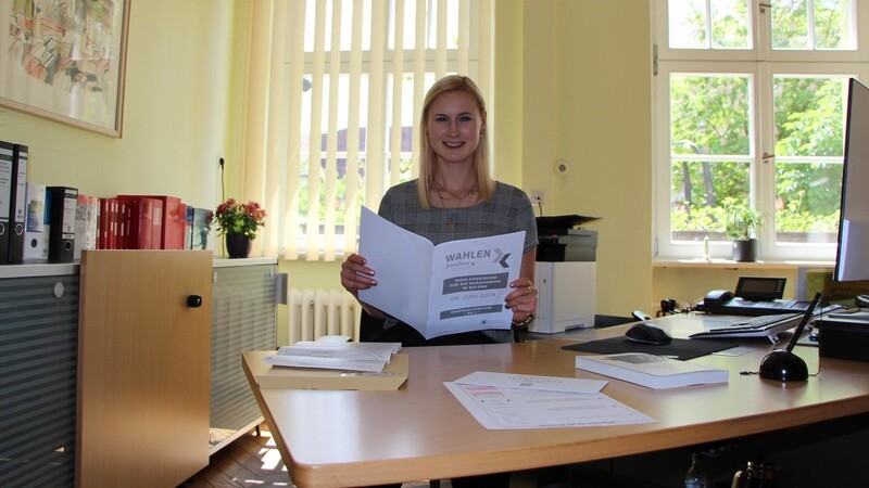 Linda Pregler ist seit Oktober bei der Stadt Bad Kötzting tätig und zum ersten Mal als Wahlleiterin im Einsatz.