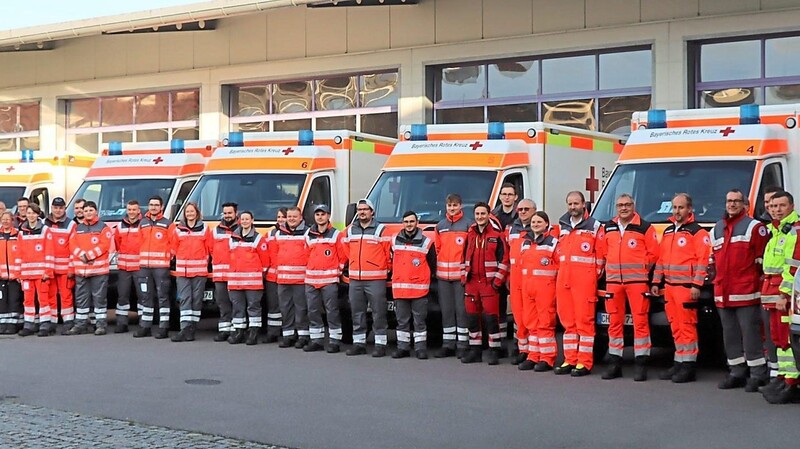 Zahlreiche Mitarbeiter waren vonseiten des Roten Kreuzes am Pfingstmontag eingesetzt, um für die rettungsdienstliche Versorgung zu sorgen.