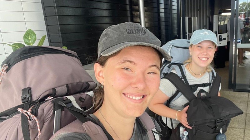 Tanja Piendl und Melanie Zierer (von links) waren seit September in Australien und Neuseeland unterwegs.