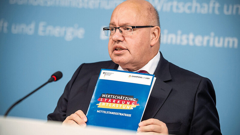 Wirtschaftsminister Peter Altmaier will den deutschen Mittelstand stärken.