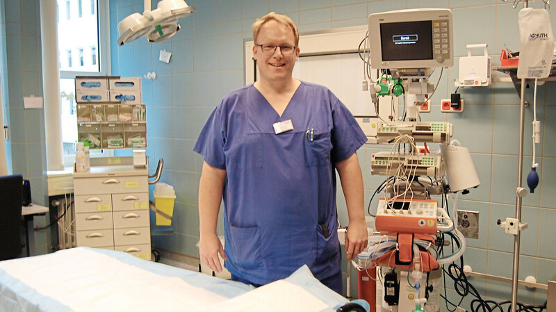 Oliver Zorn ist seit sieben Monaten Chefarzt der Notaufnahme am Klinikum. Die Patientensituation findet er noch vergleichsweise im Rahmen.