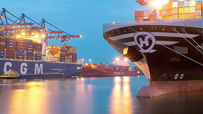 Containerschiffe liegen am Terminal Burchardkai im Hamburger Hafen: Die Konjunktursorgen der exportlastigen deutschen Wirtschaft nehmen zu.