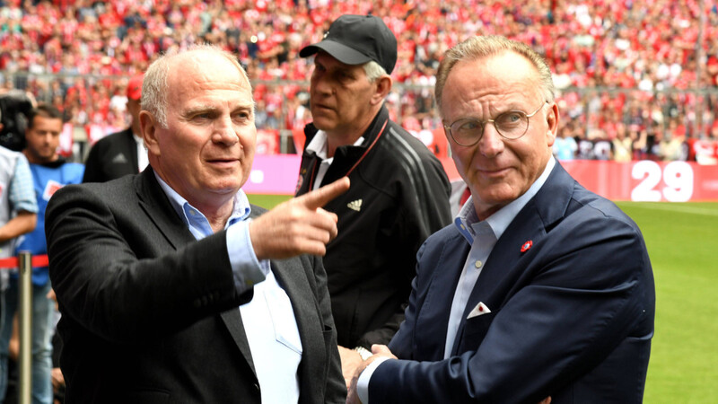 Führungsriege des FC Bayern: Präsident Uli Hoeneß (li.) und Vorstandsboss Karl-Heinz Rummenigge.