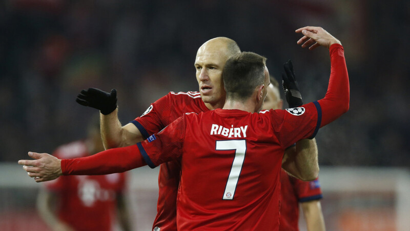Die Altstars beim FC Bayern: Arjen Robben (l.) und Franck Ribéry.