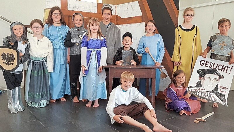 Einen Musical-Workshop für Kinder gibt es wieder in den Sommerferien - vor zwei Jahren wurde dabei das Musical "Martin Luther" erarbeitet.