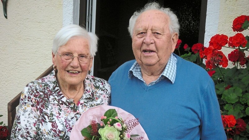 Katharina und Sebastian Schweiger - seit 60 Jahren verheiratet.