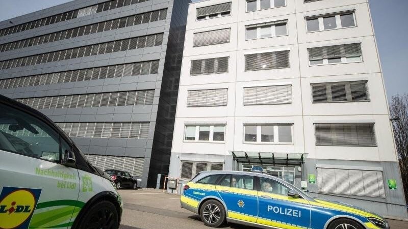 Im Lidl Verwaltungsgebäude war am Mittwochnachmittag eine Briefbombe explodiert.