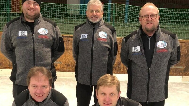 Vierter bei der Deutschen Meisterschaft: Albert König, Manuel Schmid (vorne von links), Robert Riedl, Willi Klingseisen und Ewald Schmid (hinten von links)