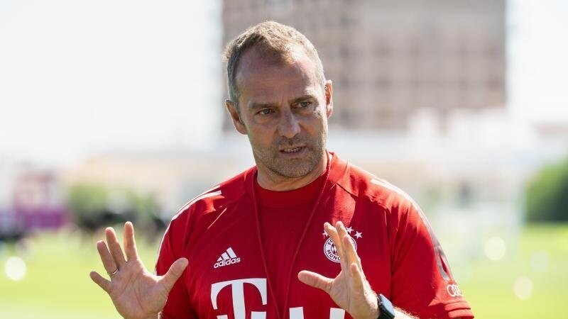 Trainer Hansi Flick vom FC Bayern München. Foto: Matthias Balk/dpa