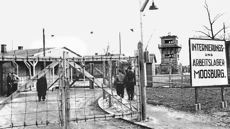 Der Zugangsbereich des damaligen Internierungs- und Arbeitslagers in Moosburg.