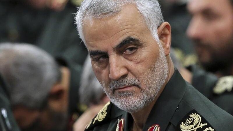 Das Archivfoto zeigt den getöteten General der iranischen Al-Kuds-Brigaden, Ghassem Soleimani.