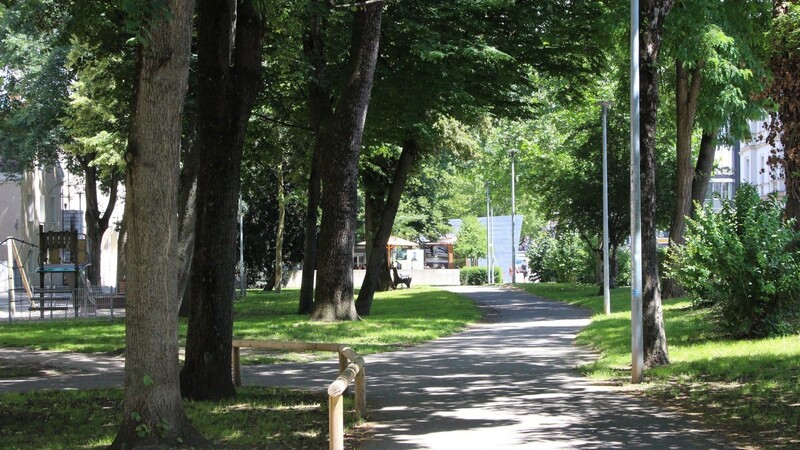 Der Grünzug entlang des Stadtgrabens gehört ebenfalls zum Aufgabengebiet des Umweltamtes.