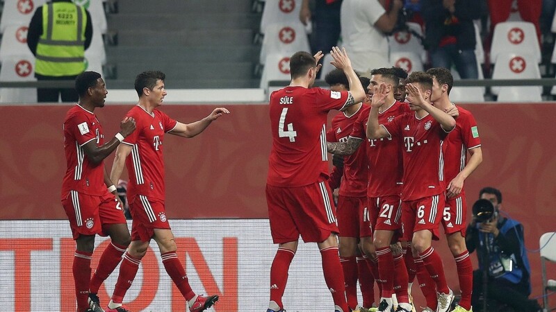 Jubel bei den Bayern-Spielern: Der deutsche Rekordmeister hat das Klub-WM-Finale gegen UANL Tigres gewonnen.