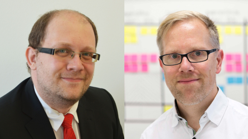 Markus Schmidtner (links) und Prof. Dr. Holger Timinger