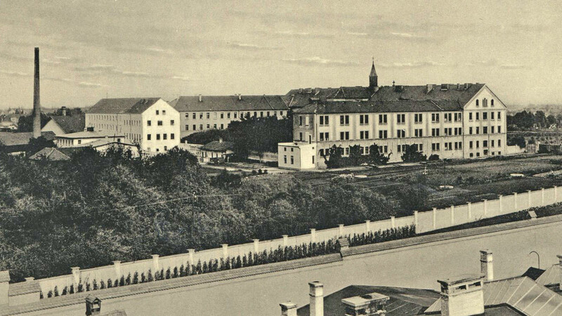 Pflegeanstalt der Barmherzigen Brüder, um 1940.