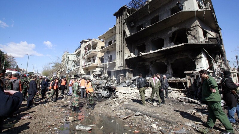 2011 kam es in Damaskus zu Protesten der Bevölkerung, woraus sich in der Folge der blutige Bürgerkrieg in Syrien entwickelte.