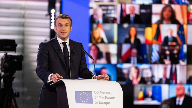 "Europa schreitet nicht stark genug voran", sagt der französische Präsident Emmanuel Macron. Das soll die Konferenz ändern.