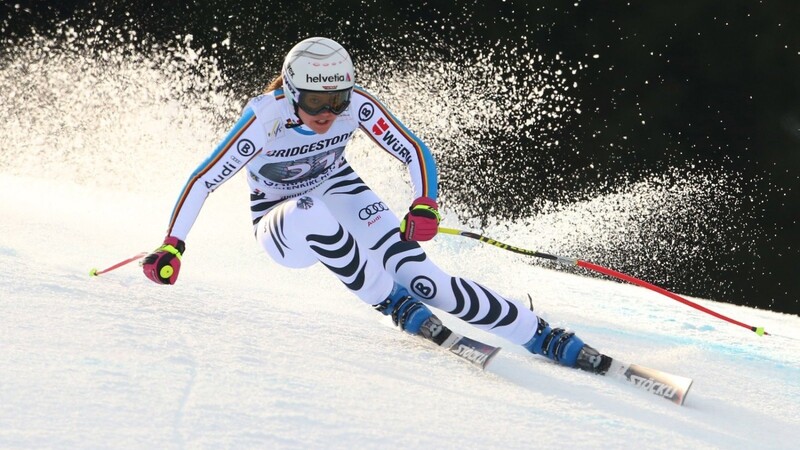 Viktoria Rebensburg schaffte es in Garmisch aufs Podest.