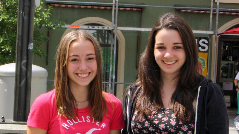 Nadine und Katharina haben den Freistunde-Freundschaftstest gemacht. (Foto: Magdalena Zißler)