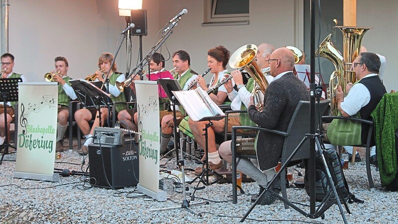 Mit dem Auftritt der Blaskapelle Döfering endete der Kultursommer 2021.