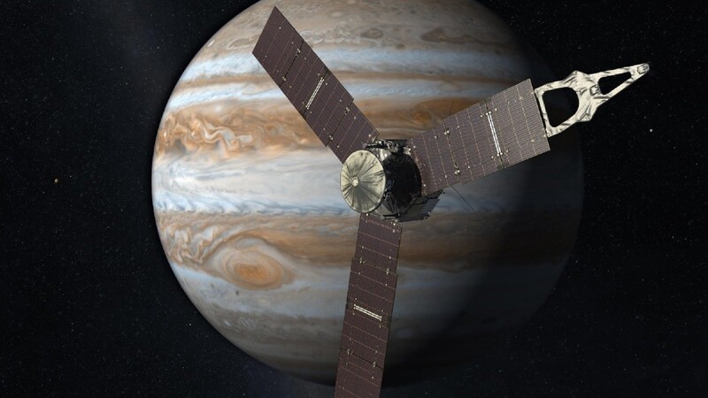 Die Raumsonde "Juno" soll in wenigen Tagen den Jupiter umkreisen.