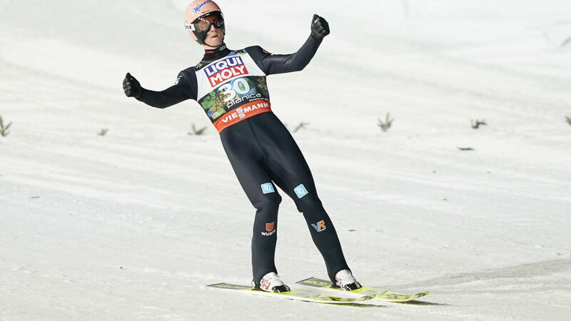 So ausgelassen jubeln wie 2020 in Planica will Titelverteidiger Karl Geiger auch in Vikersund bei der Skiflug-WM.