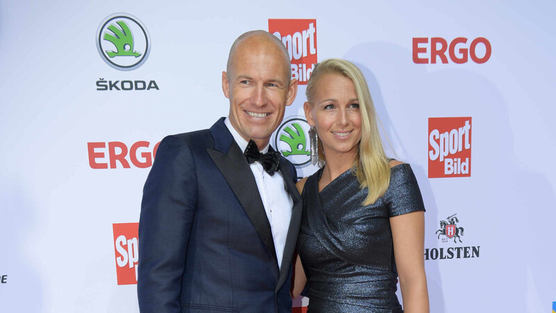 Bayern-Legende Arjen Robben mit seiner Frau.