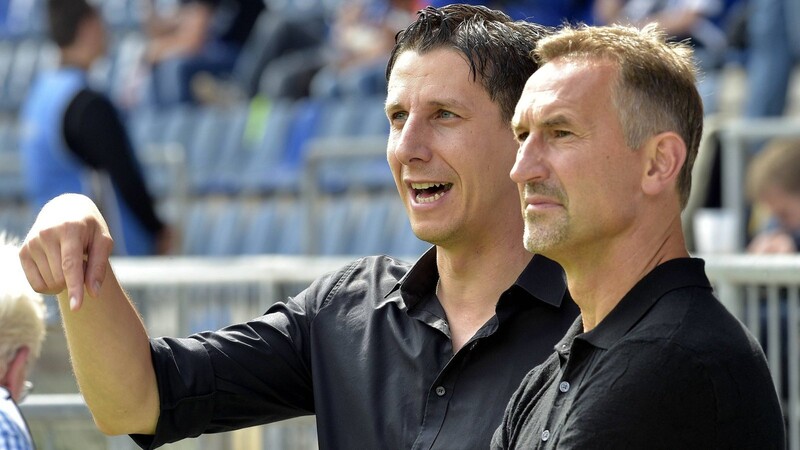 Erfolgreiches Duo: Geschäftsführer Christian Keller (links) und Trainer Achim Beierlorzer. (Foto: imago)
