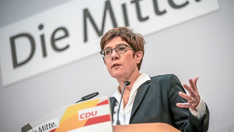 CDU-Chefin Annegret Kramp-Karrenbauer macht am 25. April für einen Nachfolger Platz.  Foto: Michael Kappeler/dpa
