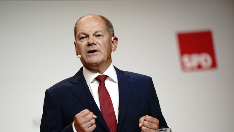 Olaf Scholz zieht für die SPD als Kanzlerkandidat in den Wahlkampf.