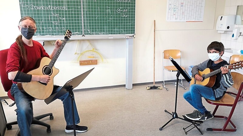 Einzelunterricht läuft wieder an der Städtischen Musikschule.