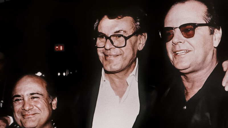 Das Dream-Team von "Einer flog über das Kuckucksnest": Regisseur Milo? Forman zwischen "Martini" Danny DeVito (links) und "Randle Patrick McMurphy" Jack Nicholson