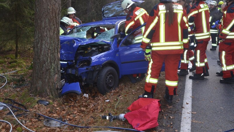 Für den Fahrer des Opel kam leider jede Hilfe zu spät: Er starb noch an der Unfallstelle.