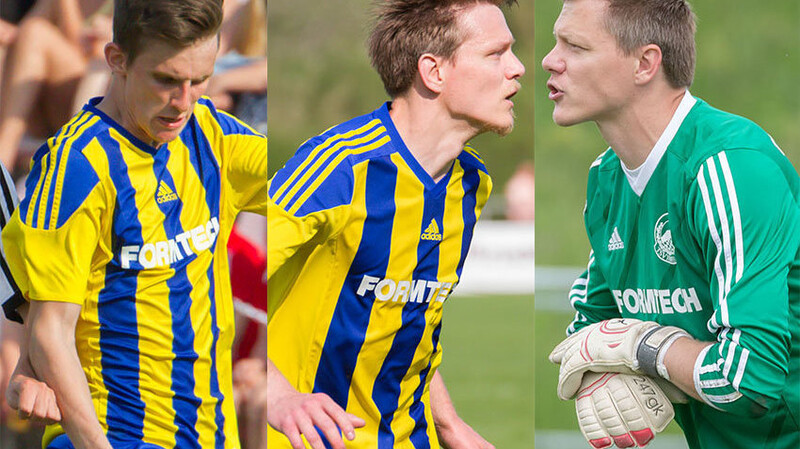 Spielen auch kommende Saison für den TSV Bogen: David Smolak (von links), Tomas Krbecek und Lukas Krbecek.