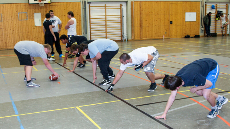 Bilder vom Training der Jugendspieler der Straubing Spiders. Foto: Julia Gabauer