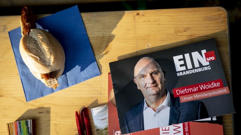 Der Wahlkampfauftritt von Brandenburgs Ministerpräsident Dietmar Woidke (SPD) und der seiner Partei wirken phasenweise wie eine unfreiwillige Einschlafhilfe.