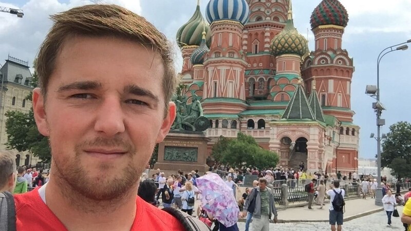 Hankofens Kapitän Matthias Lazar erlebt die Weltmeisterschaft in Russland live vor Ort.