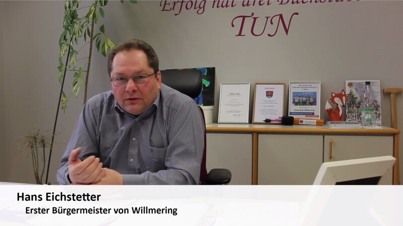 Hans Eichstetter, Bürgermeister von Willmering, im Video-Interview.