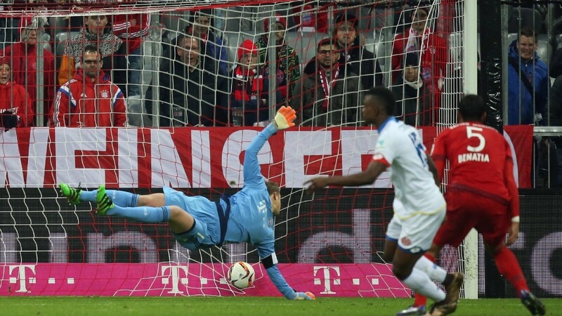 Manuel Neuer musste sich gegen Mainz zweimal geschlagen geben.