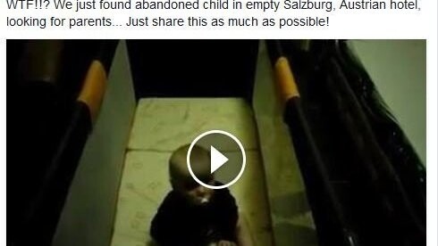 Diesen Aufruf und ein kurzes Video postete die Band auf Facebook. Später stellte sich heraus: Die Mutter des Kindes schlief nebenan.