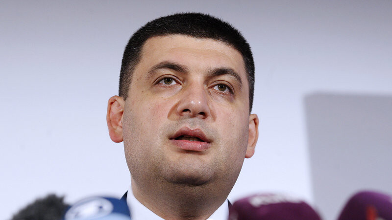 Parlamentschef Wladimir Groisman gilt als möglicher neuer Regierungschef in der Ukraine.
