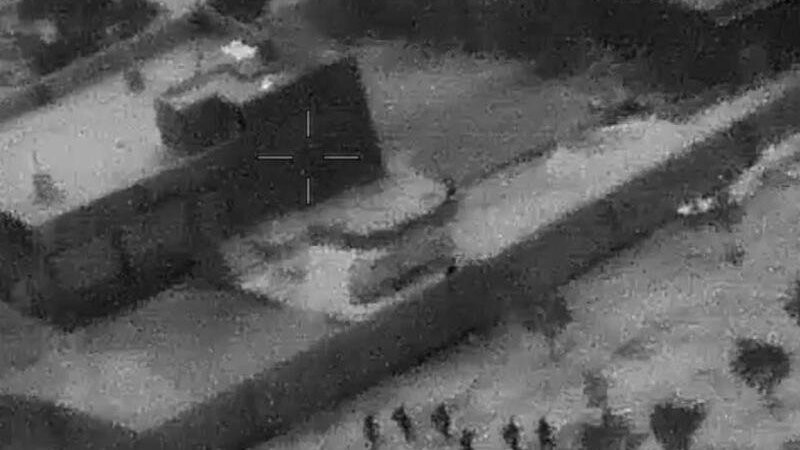 US-Spezialeinheiten nähern sich der Unterkunft von Abu Bakr al-Bagdadi.