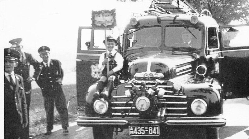 Feuerwehr damals: Die Donaustaufer mit dem Opel Blitz LF 8 im Jahr 1971.
