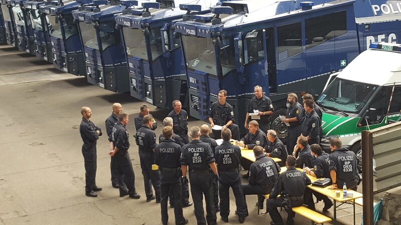In Deggendorf stationierte Bundespolizisten waren zum Schutz des G20 Gipfels in Hamburg im Einsatz.