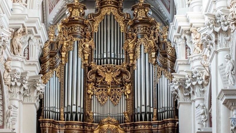 Die Orgel im Dom St. Stephan.