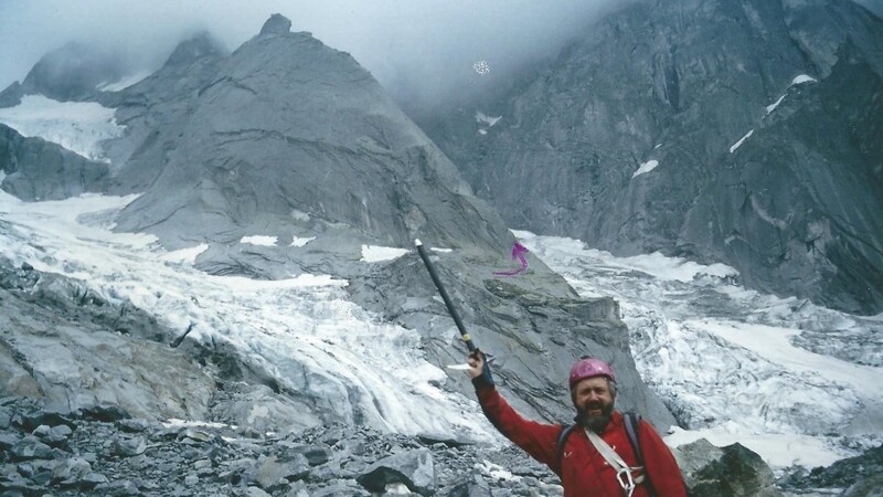 Froidl hier im Jahr 1989 bei der Besteigung des Bergeller.