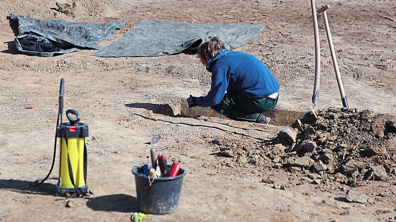 Auf dem Gelände der Rola-Erweiterung gab es archäologische Grabungen.