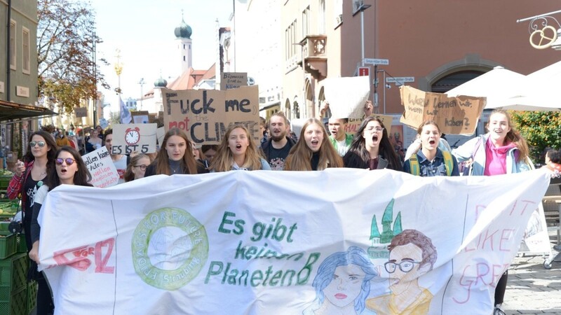 Die "Fridays for Future"-Bewegung geht am Freitag, 13. März, auch in Straubing auf die Straße (Archiv).