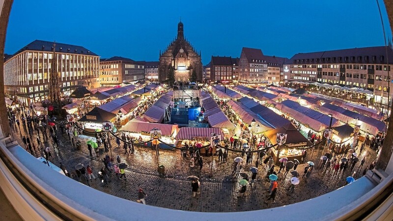 Millionen Menschen strömen normalerweise Jahr für Jahr auf den Nürnberger Christkindlmarkt.