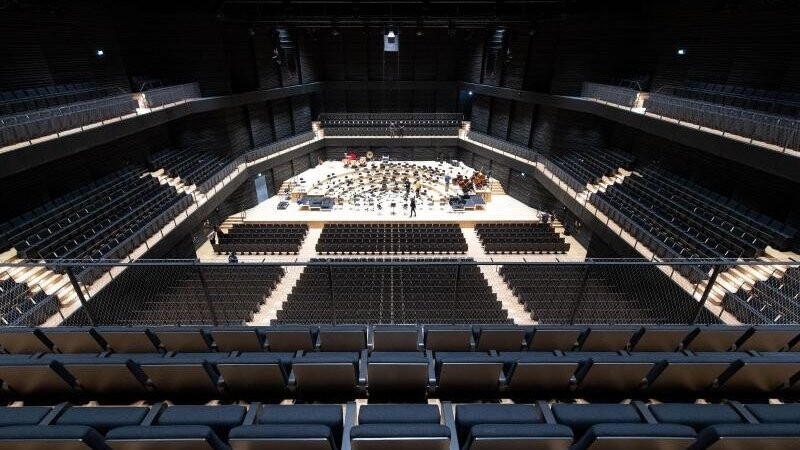 Der Konzertsaal der neuen Isarphilharmonie München.